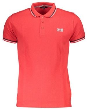 Roberto Cavalli Cotton Polo - Red