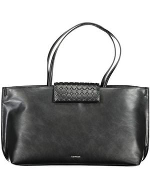 Calvin Klein Black Polyester Handbag