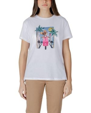 Liu Jo Cotton Tops & T-Shirt - White