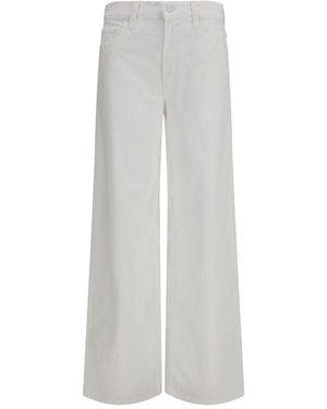 Mother White Cotton Jeans Denim - Gray