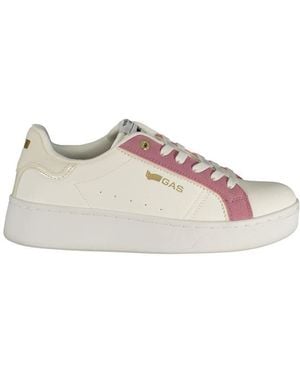 Gas White Polyurethane 's Sneaker - Pink