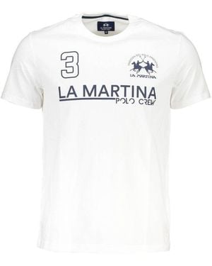 La Martina Cotton T-Shirt - White