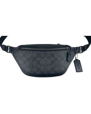 COACH Warren Mini Signature Fanny Belt Bag - Black