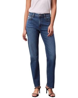 Calvin Klein Blue Cotton Mom Jeans