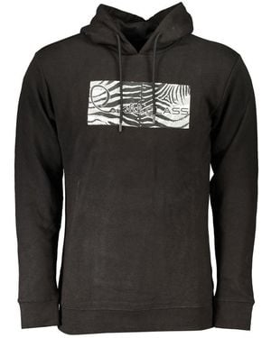 Roberto Cavalli Cotton Hooded Sweatshirt - Black