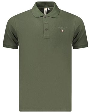 Accademia Militare Green Cotton Men's Polo