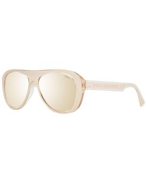 Lozza Rose Gold Sunglasses - White