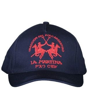 La Martina Cotton Hats & Cap - Blue