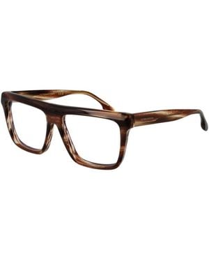 Victoria Beckham Brown Acetate Glasses (frames)