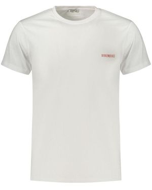 Bikkembergs White Cotton Mens T
