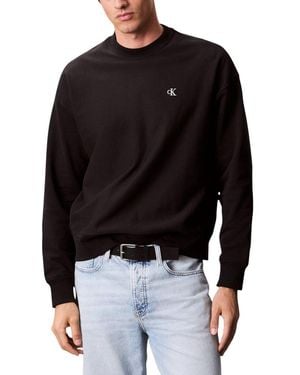 Calvin Klein Black Cotton Sweatshirt