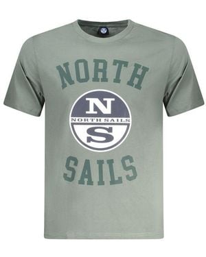 North Sails Verde Cotton Men T - Grey