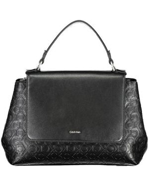 Calvin Klein Black Polyester Handbag