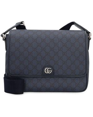 Gucci Blue Fabric Shoulder Bag