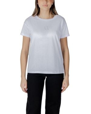 ARMANI EXCHANGE Cotton T-Shirt - Blue