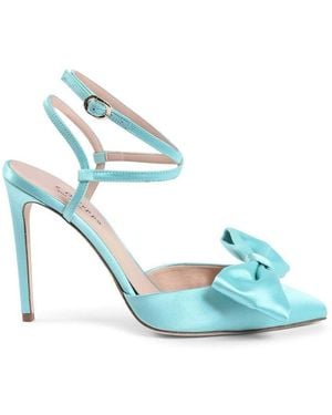 Dee Ocleppo Pink Satin Sandal - Blue