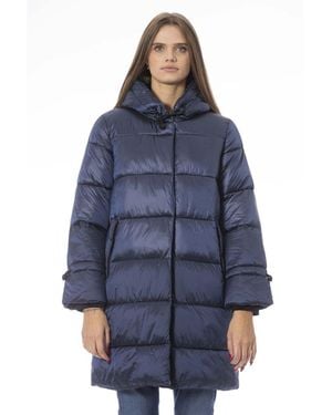 Baldinini Light Blue Nylon Jackets & Coat