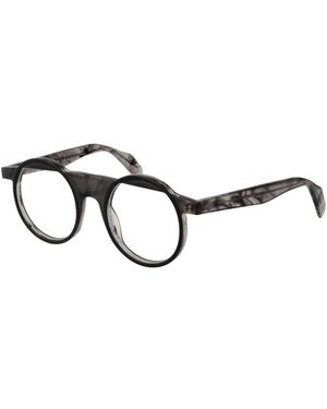 Yohji Yamamoto Plastic Glasses (Frames) - Black