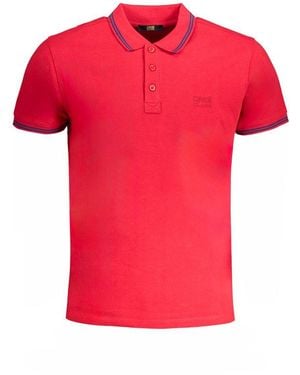 Roberto Cavalli Cotton Polo Shirt - Red