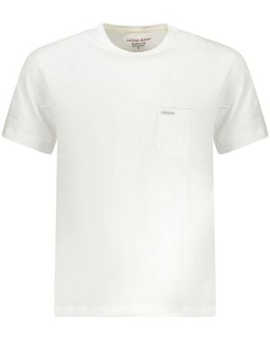 Guess Bianco Cotton Men T - White