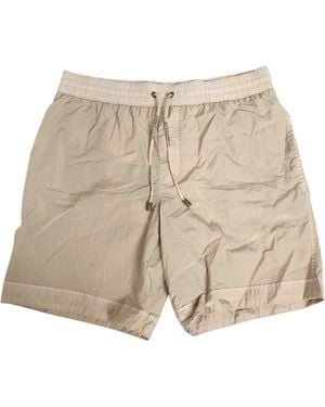 Dolce & Gabbana Nylon Beachwear Boxer Short Swimwear - Natural