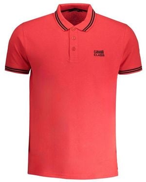 Roberto Cavalli Cotton Polo Shirt - Red