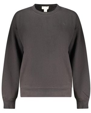 Calvin Klein Black Cotton S Sweatshirt - Grey