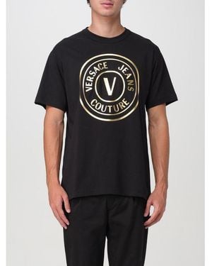 Versace Jeans Couture Cotton T-Shirt - Black