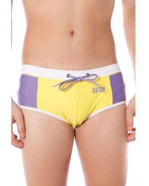 Datch Giallo Poliammide Men Swim Brief - Yellow