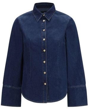 7FOR Blue Denim Shirt