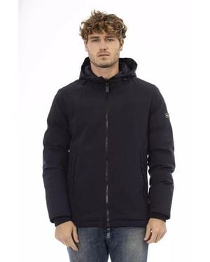 Baldinini Polyester Shell Jacket - Blue