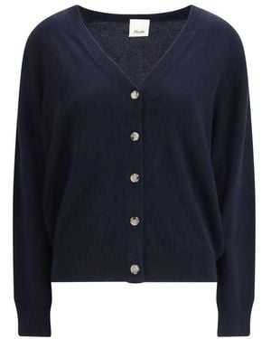 Allude Cashmere Cardigan - Blue