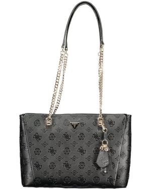 Guess Nero Poliuretano Handbag - Black