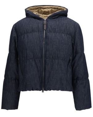Brunello Cucinelli Padded Jacket - Blue