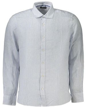 North Sails Azzurro Linen Mens Shirt - Blue