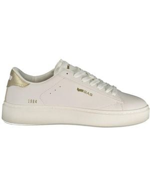 Gas White Polyurethane Trainer - Multicolour