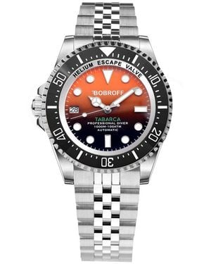 Bobroff Silver Stainless Steel Watch - Metallic