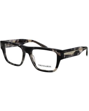 Trussardi Gray Acetate Glasses (frames) - Black
