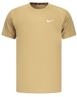 Nike Gold Poliestere Mens T - Yellow