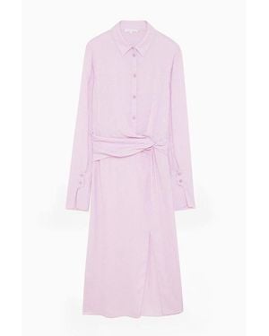 Patrizia Pepe Purple Copper Casual Dress - Pink