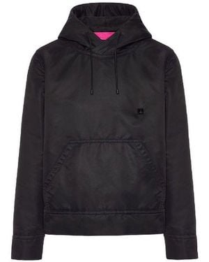 Valentino Black Nylon Shell Jacket