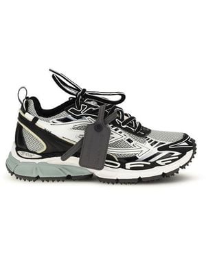 Off-White c/o Virgil Abloh Grey Polyurethane Athletic Trainers - Eu40/us10 - Black