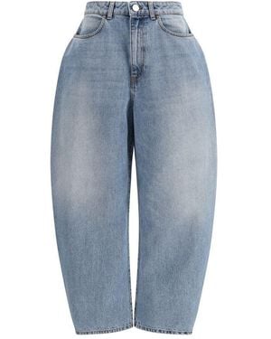 Rohe Blue Cotton Straight