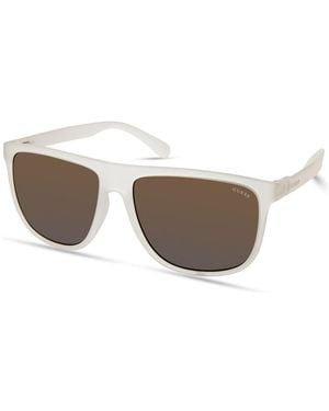 Guess Transparent Resin Sunglasses - White