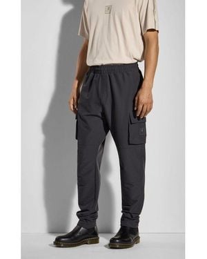 Champion Black Polyester Cargo Trousers - Grey