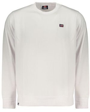 Norway 1963 Bianco Cotton Men Sweatshirt - White