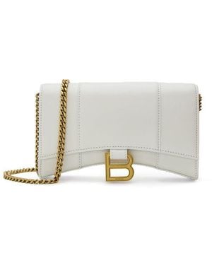Balenciaga White Leather Shoulder Bag