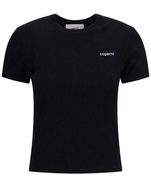 Coperni Black Cotton T