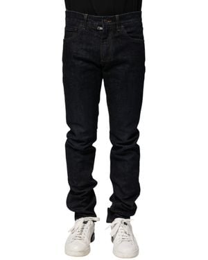 Dolce & Gabbana Slim Fit Denim Jeans - Black