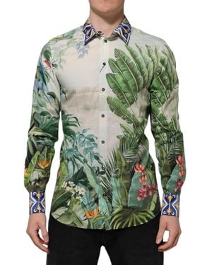 Dolce & Gabbana Casual Shirts - Green
